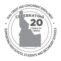 dual credit celebrating 20 years logo