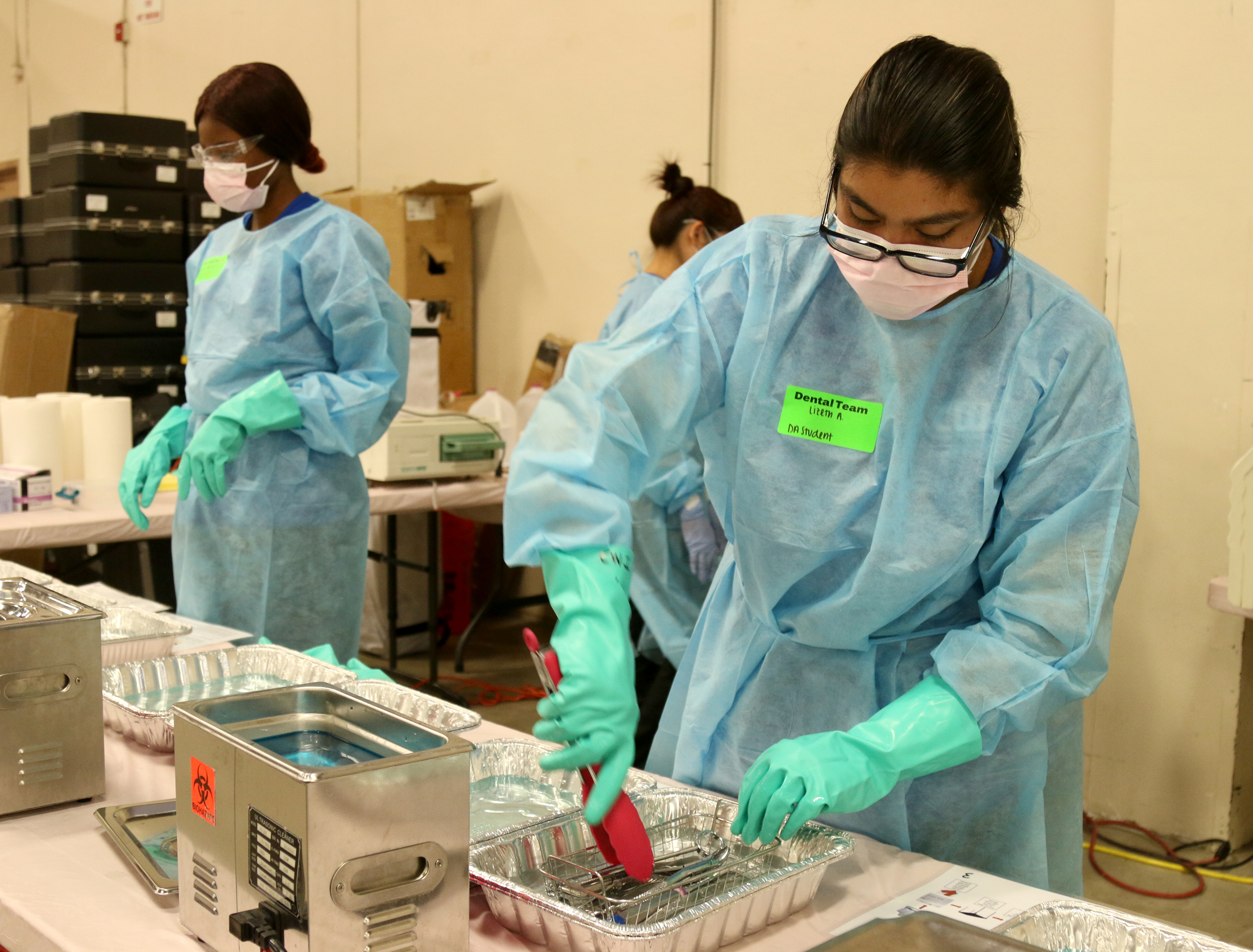 Dental Assisting Students Volunteer at Free Health Clinic CWI