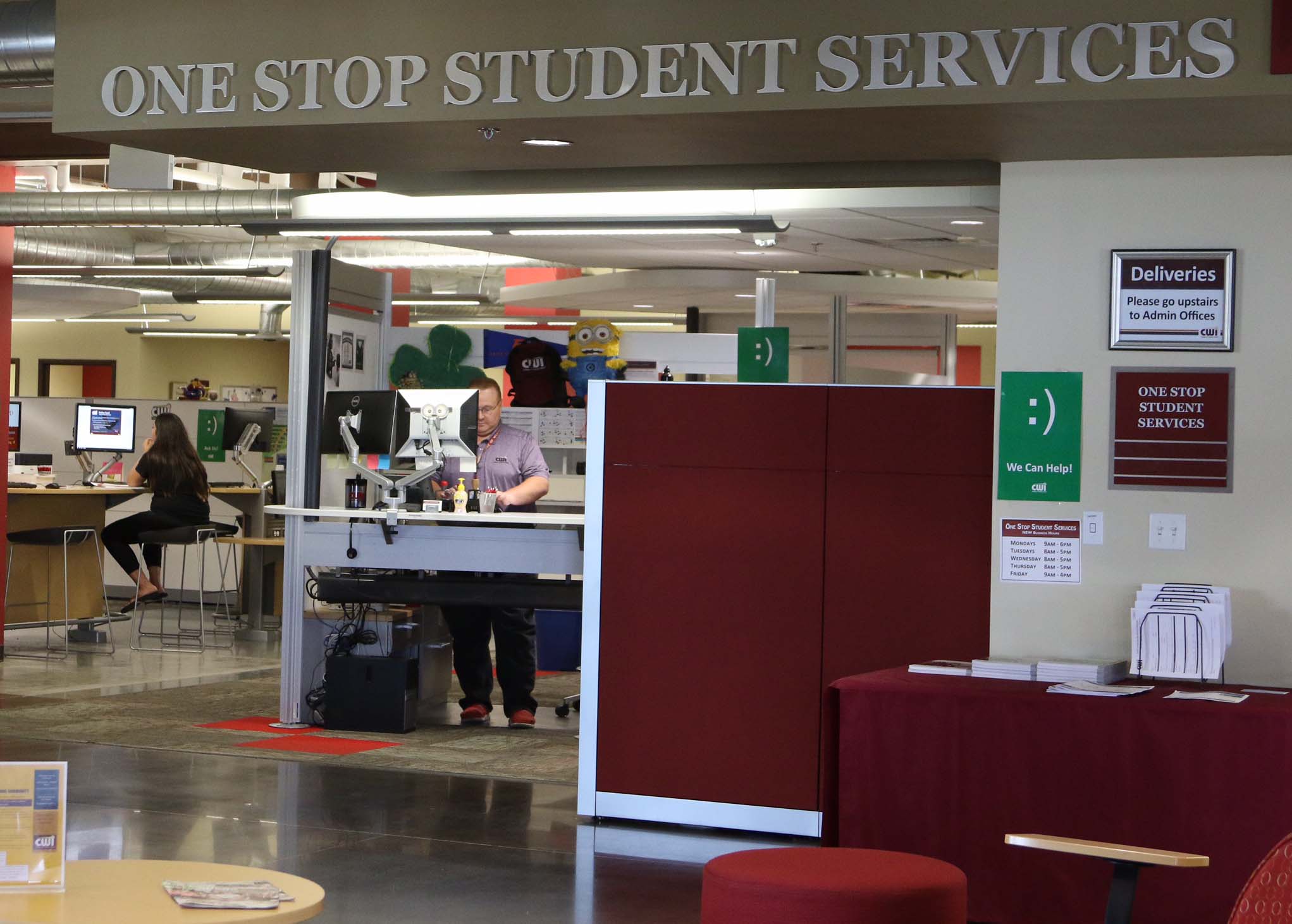 New Hours At One Stop Student Services Cwi