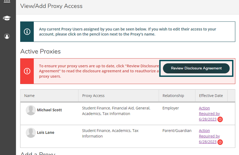 Photo of proxies that may need reauthorized