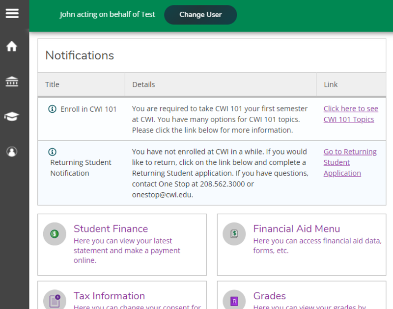 Photo verifying that you are acting on behalf of the student as their proxy