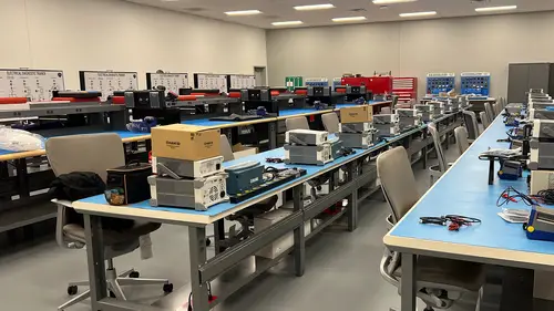 CWI classroom at the Micron Training Center in Boise