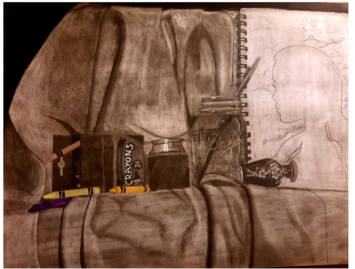 Growing Up Artist drawing by Ashley Dale