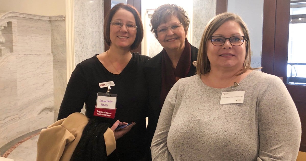 CWI Nurses Attend Nurses Day at the Capitol CWI