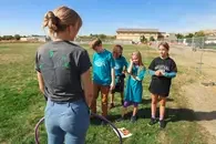 Riverstone International students working with CWIs Anthropology Club