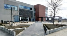 West patio at the Nampa Campus Academic Building