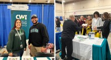 Enrollment team and College representaives at College Fair