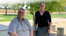 CWI faculty Gary Heller and Brenda Fisher