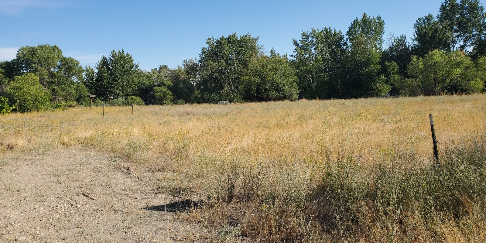The plot of land is located at 5657 E. Warm Springs Ave., Boise