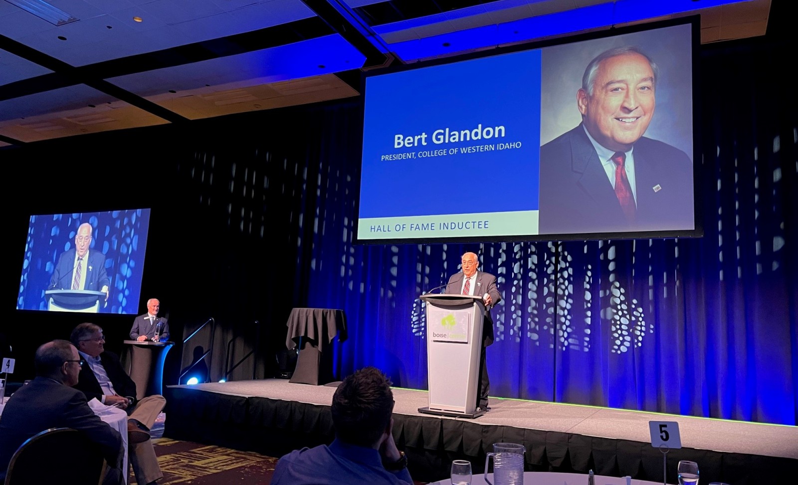 CWI President Bert Glandon was inducted into the Boise Metro Chamber’s Hall of Fame on May 6.