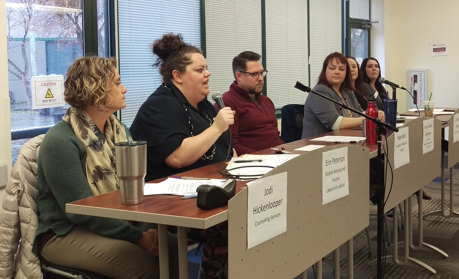 Panel discussion during Common Read event on Feb. 13.