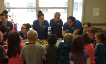 Dental Assisting Program students visited Koelsch Elementary
