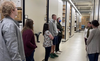 History Students Tour State Archives