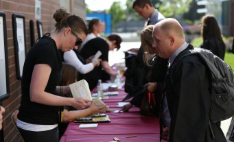 Volunteers at commencement