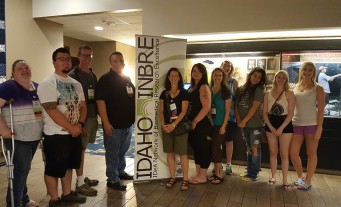 A group of students and faculty from College of Western Idaho (CWI) at the 2017 Idaho INBRE* Statewide Research Conference.