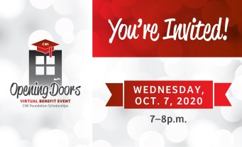 You're Invited to the CWI Foundation Opening Doors Virtual Benefit Event Wednesday, Oct. 7, 2020, from 7-8 p.m.