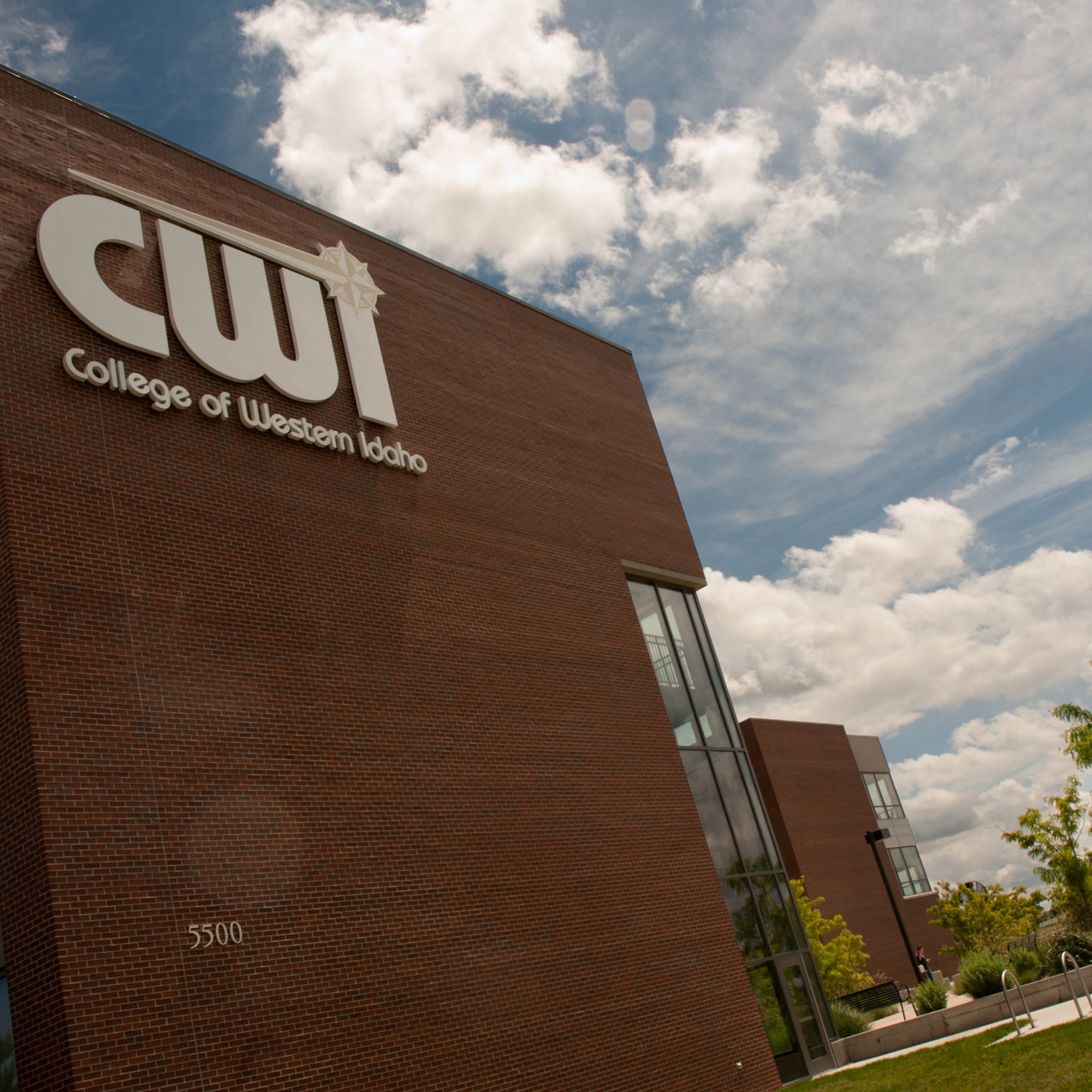 CWI logo on building