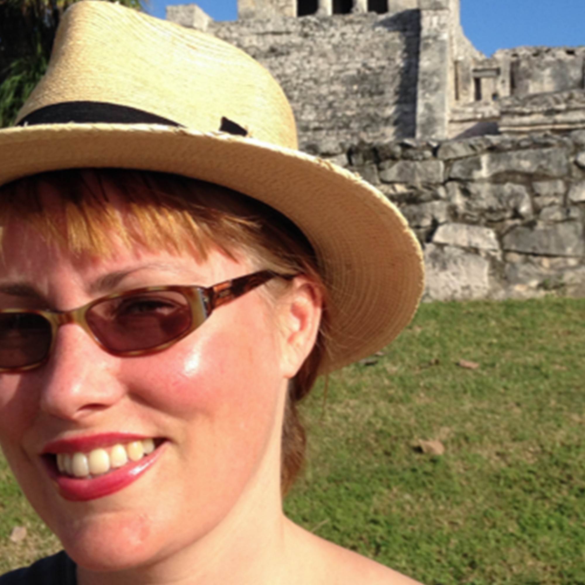 Nikki Gorrell and Mayan Ruins