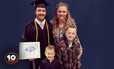 Tinker Family at College of Western Idaho's 2019 Commencement