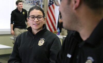 Law Enforcement student, Sarahi Cardoza