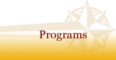 Compass graphic with word Programs