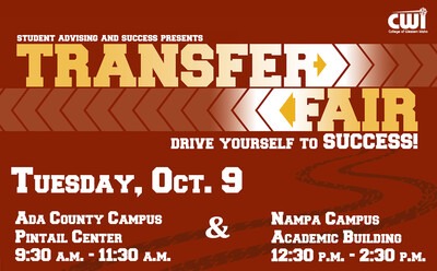 Attend the Transfer Fair Oct. 9