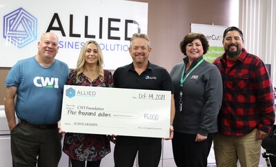 CWI Foundation receives $5,000 for scholarships from Allied Business Solutions