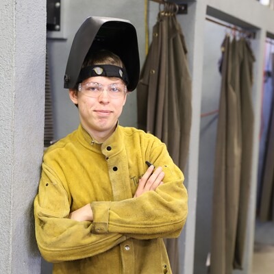 Idaho Job Corps welding student, Ben Still 