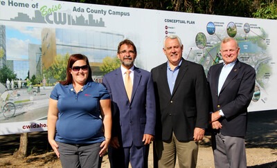 CWI’s Board of Trustees revealed signs on the property that portray the vision for the campus