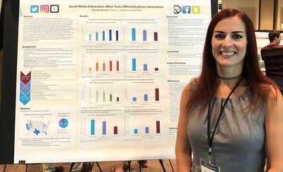 Student Shares Social Media Research at Conference