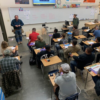 Construction Career Launcher classes kicked off on Tuesday, Oct. 1, and are off to another great start with 22 students.