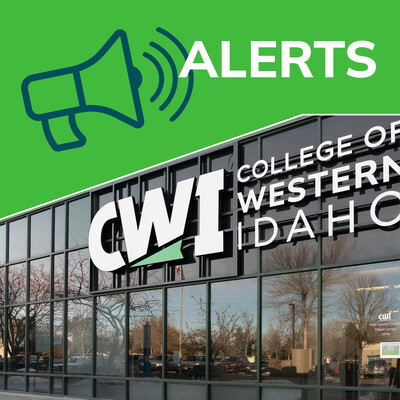 CWI Alerts building and megaphone