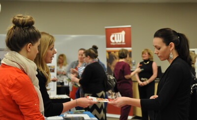 Students at CWI's Healthcare Job Fair