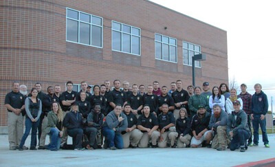 Law Enforcement students participate in active shooter training