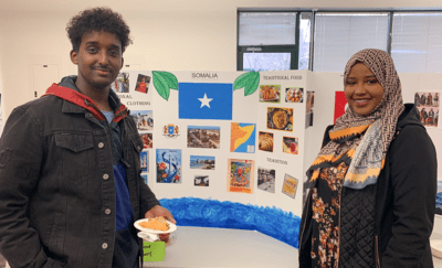 Students taking part in a Cultural Meet and Greet hosted by CWI's International Club