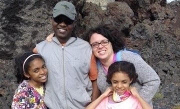 Juanita with her family