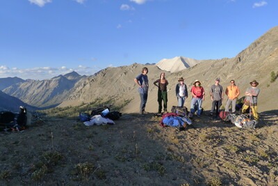 Group of CWI students at Southern Chilly Butte.