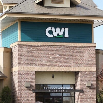 Exterior shot of the Nampa Campus Aspen Classroom Building