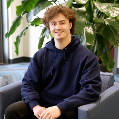 A student from the College of Western Idaho poses for a portrait.