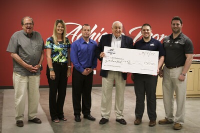 Idaho Steelheads present CWI Foundation with $500
