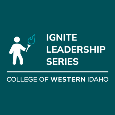 A graphic for the "Ignite Leadership Series"