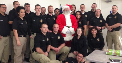 Law Enforcement Program and Criminal Justice Club with Santa