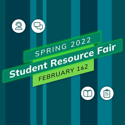 Spring 2022 Student Resource Fair Feb. 1 and 2