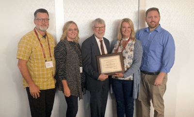 CWI's Workforce Development team - recipients of the 2019 LERN International Award for Excellence in Management Practice 