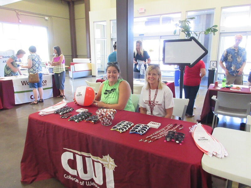 Street Team table encouraging future students to come and explore the educational opportunities CWI has to offer.