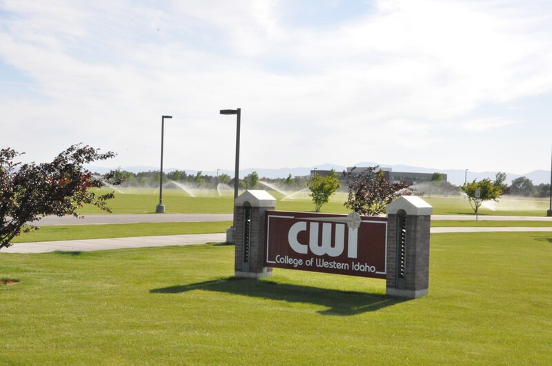 CWI sign in grass