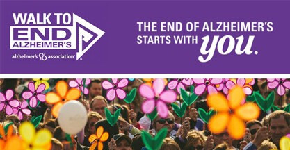 Walk to end Alzheimer's logo