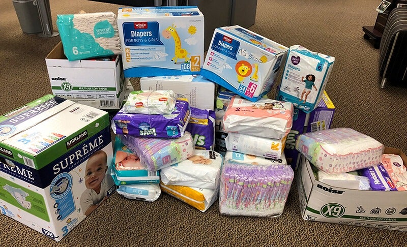 Thank you to all who participated in the Diaper Donation Drive.