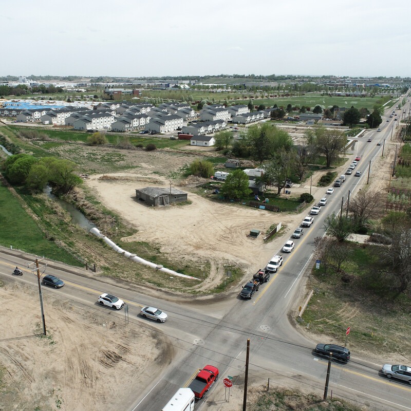 Idaho Center Boulevard and Cherry Lane intersection