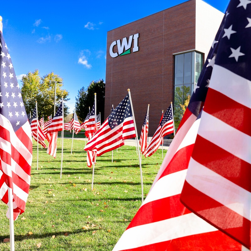 CWI Patriot Range with numerous flags